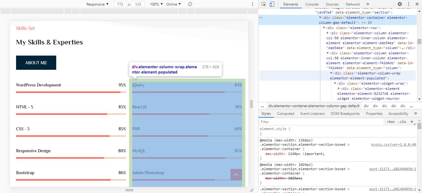 DevTools - Inspect Element